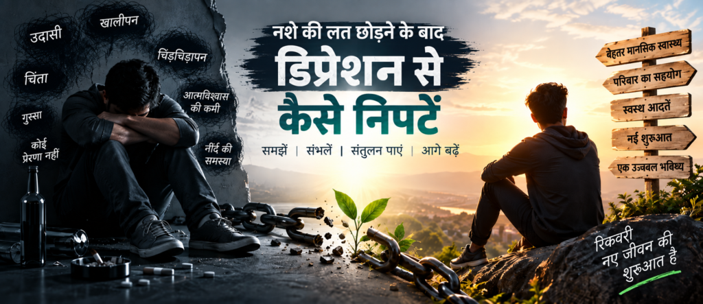 नशा छोड़ने के बाद डिप्रेशन को कैसे संभालें