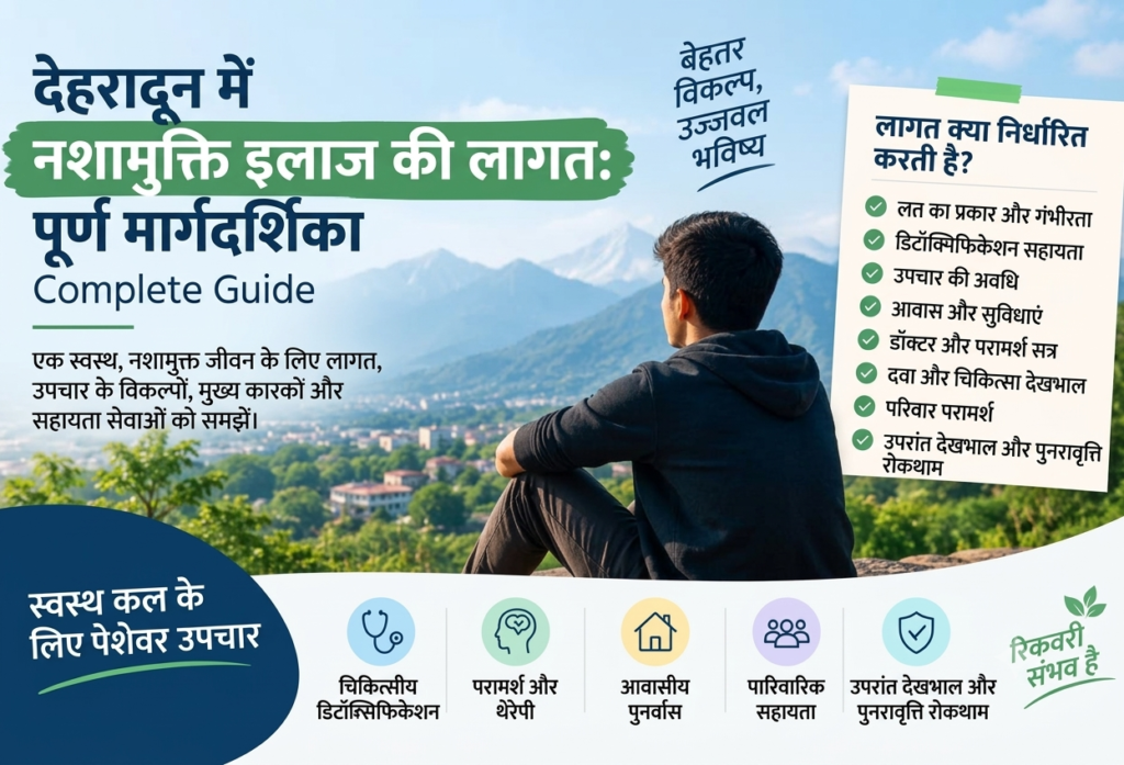 देहरादून में नशा मुक्ति इलाज की लागत: पूरी जानकारी