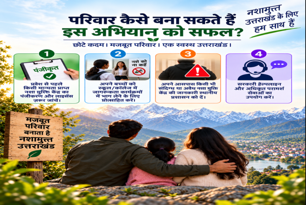 उत्तराखंड नशा मुक्त अभियान क्या है?