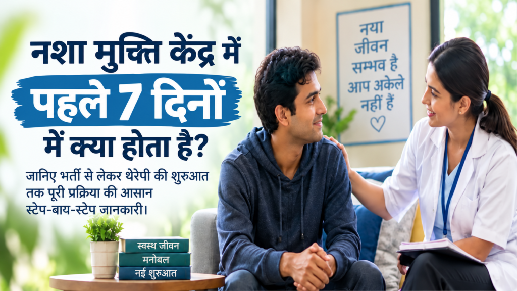 नशा मुक्ति केंद्र में पहले 7 दिनों के दौरान क्या होता है? 51a25815 9214 4b87 8dd4 398628e10ad4
